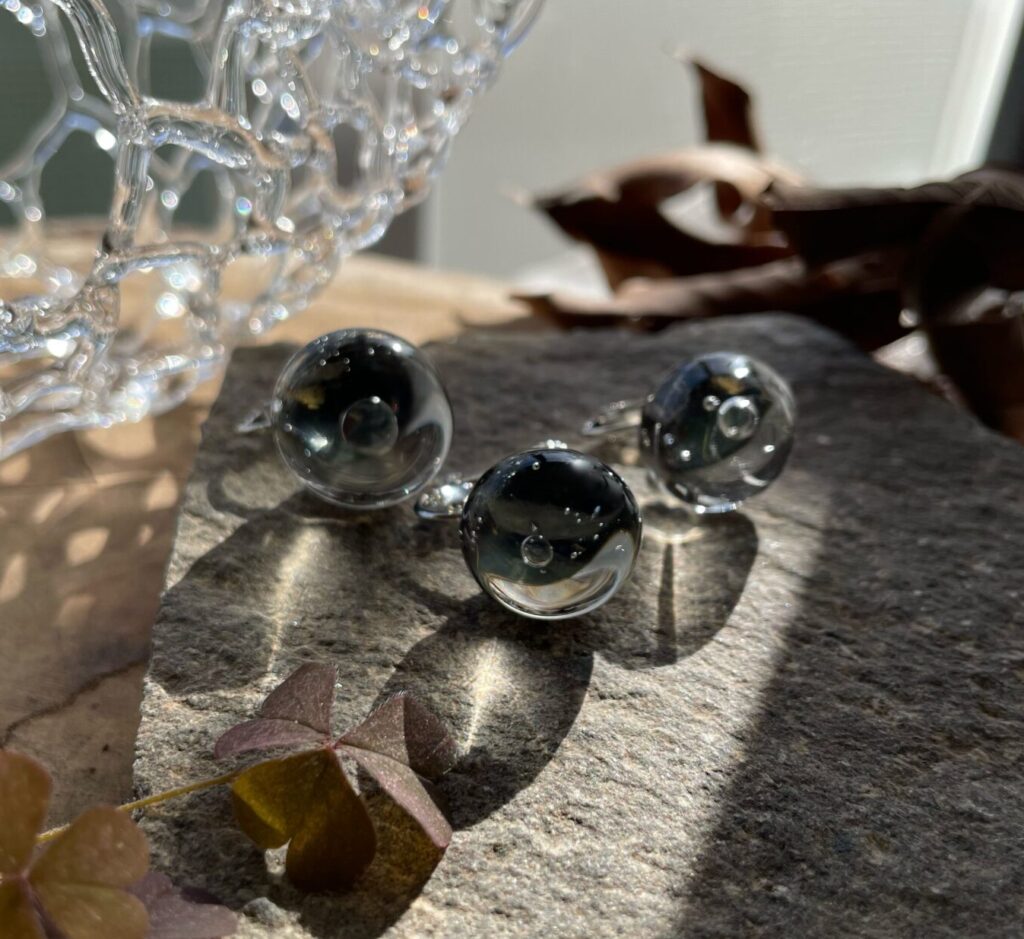 細胞のガラス玉の画像